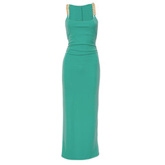 Chained To Me Sleeveless Bodycon Maxi Dress