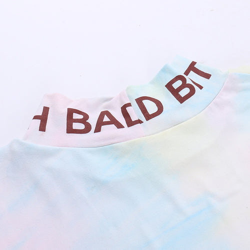 Bad B Graphic Print Cutout Sleeveless Mini T-Shirt Dress