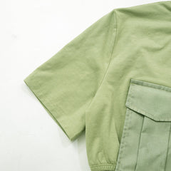 Short Sleeve Cargo Pocket Cropped T-Shirt