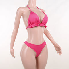 Sabrina 3 PC Halter Cover Up Bikini Set
