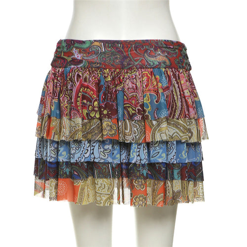 Not To Ruffle Any Feathers Mini Skirt