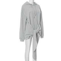 So Wrapped Up Hooded Oversized Sweatshirt