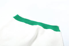 On The Green Knit Short Sleeve Polo Mini Skirt Set