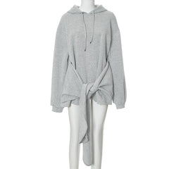 So Wrapped Up Hooded Oversized Sweatshirt