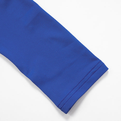 Solid Color Long Sleeve Zipper Legging Pant Set
