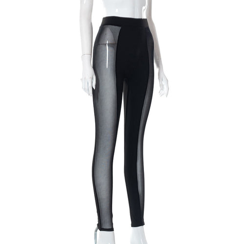 Midnight Drive Mesh Panel Leggings