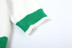 On The Green Knit Short Sleeve Polo Mini Skirt Set