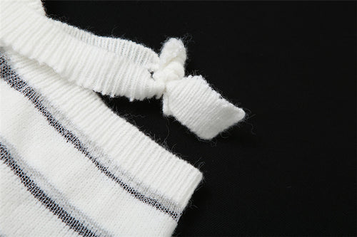 Sneak Peak Halter Knit Legging Pant Set