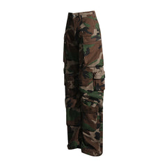 All Eyes On Me Cargo Camouflage Jeans