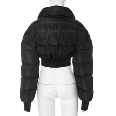 On Rare Occasion Cropped Padded Jacket