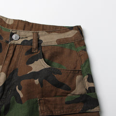 All Eyes On Me Cargo Camouflage Jeans