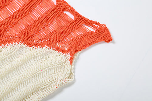 From Paradise Crochet Knit Sleeveless Maxi Dress