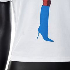 Stay Flexible Graphic Cropped Tee