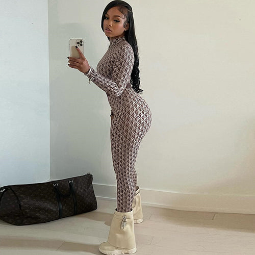 Printed Long Sleeve Legging Pant Set