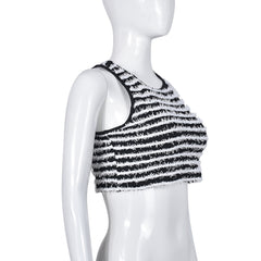 Not So Black And White Crop Tank