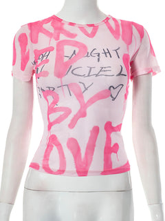 Feel The Love Mesh Tee