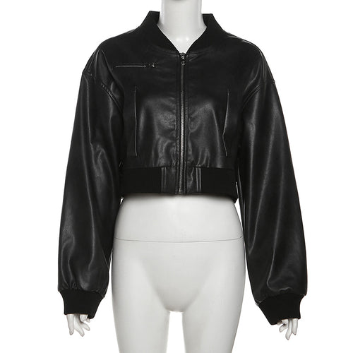 Live In The Moment Faux Leather Jacket