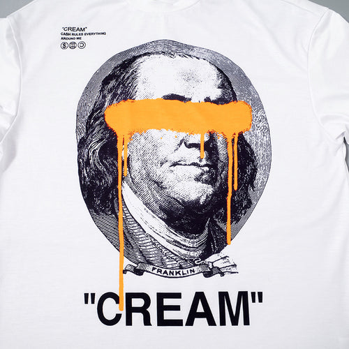 CREAM Graphic Oversized T-Shirt