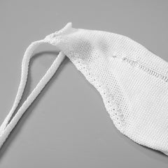 Wynter Distressed Crochet Knit Pant Set