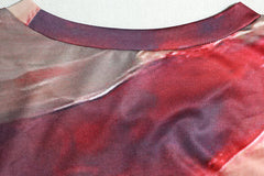 Painted Beauty Printed Short Sleeve Bodycon Maxi Dress