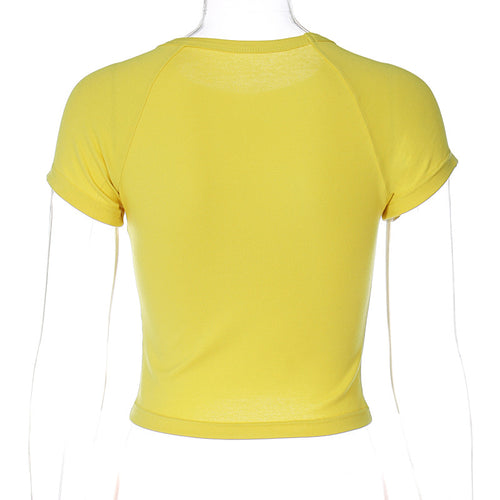 Ray Of Sunshine Graphic Cropped Tee