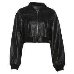 Live In The Moment Faux Leather Jacket