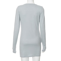 Celly Blowing Up Long Sleeve Ruched Mini Dress