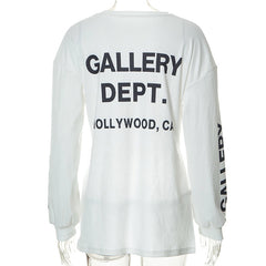 So Hollywood Cutoff Long Sleeve Ribbed Tee