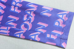 Rubi Letter Print Long Sleeve Stretch Jumpsuit