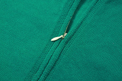 Kennedy Knit Long Sleeve Zip Front Romper