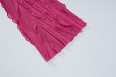 Girls Night Tie Front Ruffle Mini Skirt Set