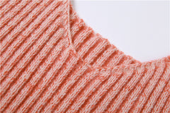 Loren Distressed Crochet Knit Romper