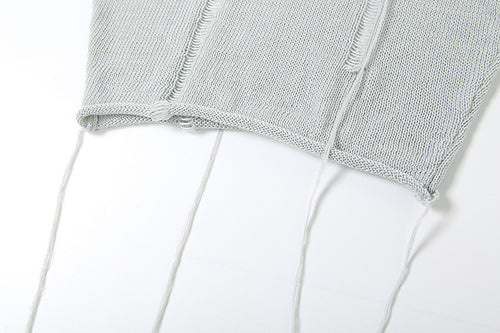 Janelle Long Sleeve Hooded Knit Mini Skirt Set