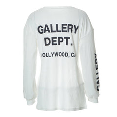 So Hollywood Cutoff Long Sleeve Ribbed Tee