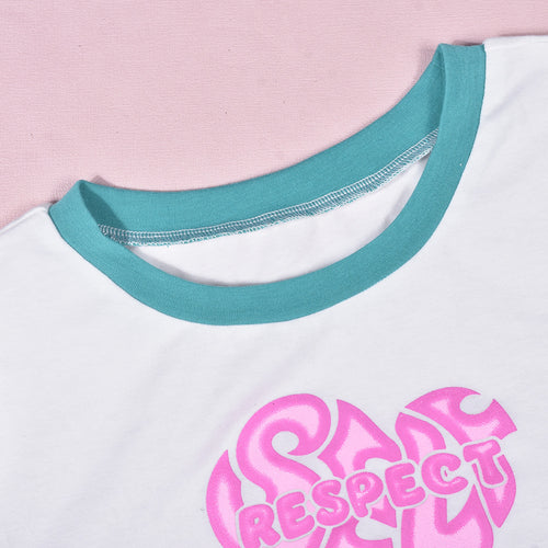 Self Respect Ringer Cropped Tee