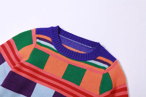 All That Contrast Knit Sweater Pant Set - CloudNine Fash Boutique