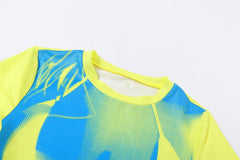 Ariel Printed Short Sleeve T-Shirt - CloudNine Fash Boutique
