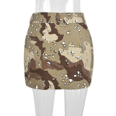Babygirl On Duty Camouflage Mini Skirt