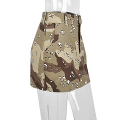 Babygirl On Duty Camouflage Mini Skirt