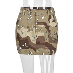 Babygirl On Duty Camouflage Mini Skirt