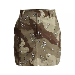 Babygirl On Duty Camouflage Mini Skirt