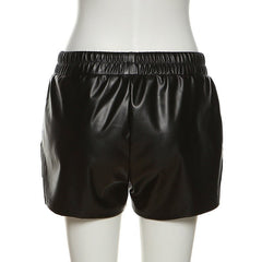 Big Pockets Faux Leather Shorts - CloudNine Fash Boutique