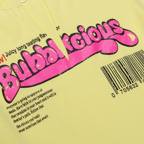 Bubblicious Graphic Cropped T-Shirt - CloudNine Fash Boutique