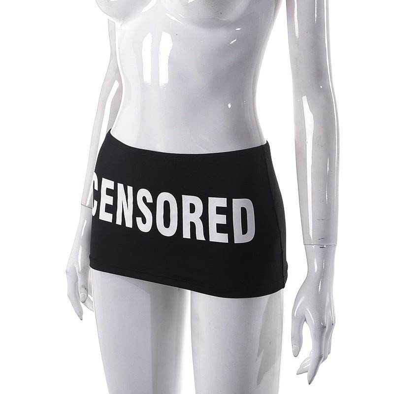 CENSORED Bra Tube Top In Black! – Censored Wear