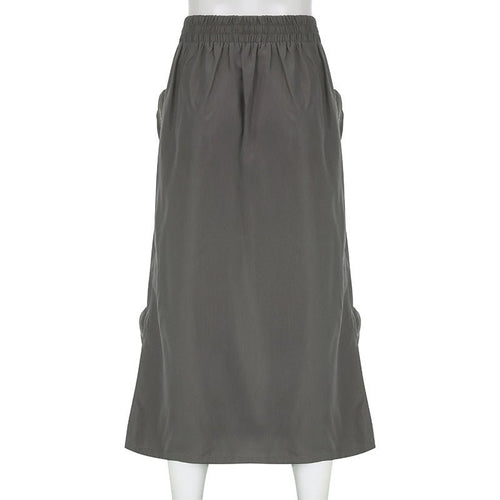 Do You Mind Cargo Midi Skirt - CloudNine Fash Boutique