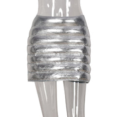 Double Bubble Puffer Mini Skirt - CloudNine Fash Boutique