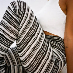 Hit Up My 'Gram Knitted Striped Pants - CloudNine Fash Boutique