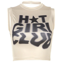 Hot Girl Club Cropped Tank - CloudNine Fash Boutique