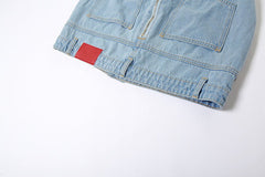 Inside Out Denim Mini Skirt - CloudNine Fash Boutique