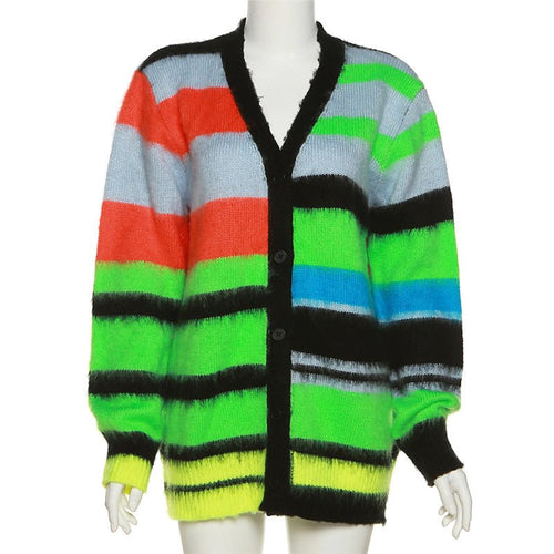 Jayda Fuzzy Oversized Sweater Cardigan